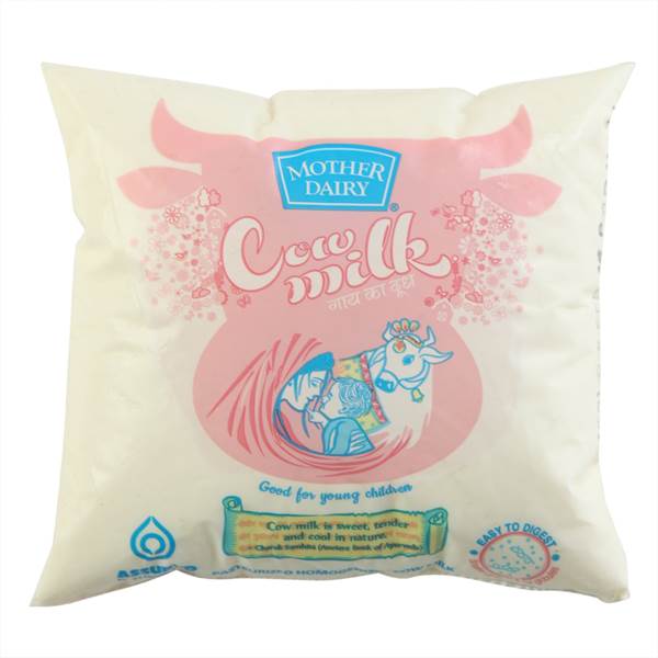 Mother Dairy Cow Milk Pouch - 1L